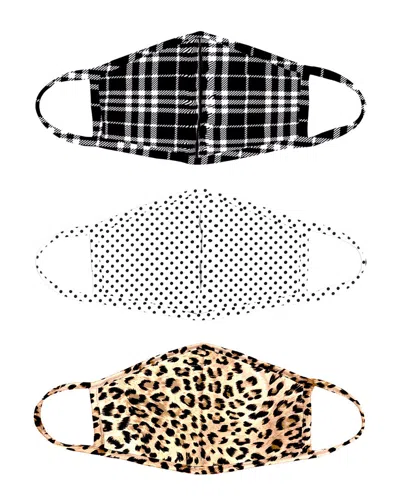 Juliette Collection Set Of 3 Face Masks In Multi