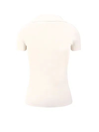 Balenciaga White Short-sleeve Nano Bb Tank Top In Multi