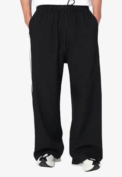 Y-3 Signature Stripes Track Pants In Black