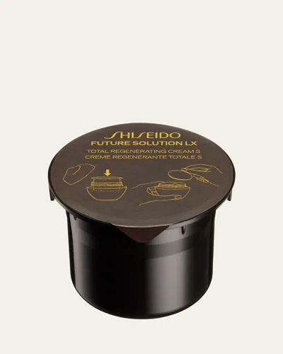 Shiseido Future Solution Lx Total Regenerating Cream Refill 1.7 Oz. In Black