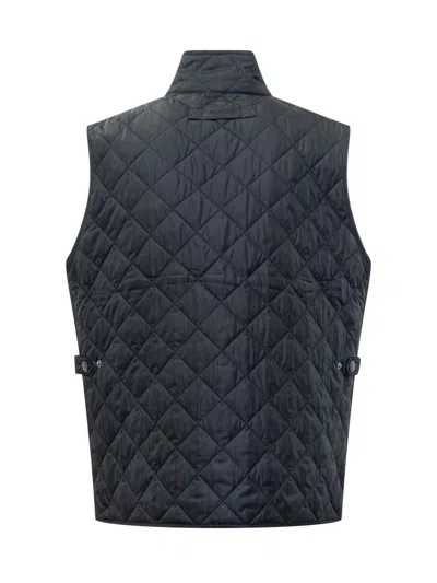 Barbour Quilted Vest Black In Black