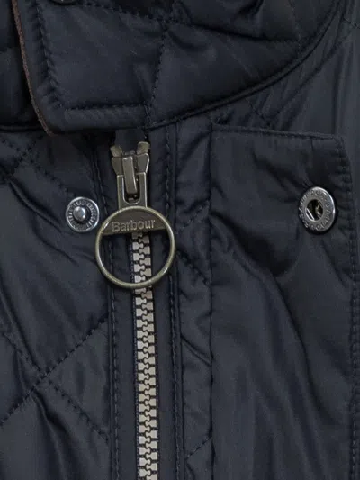 Barbour Quilted Vest Black In Black