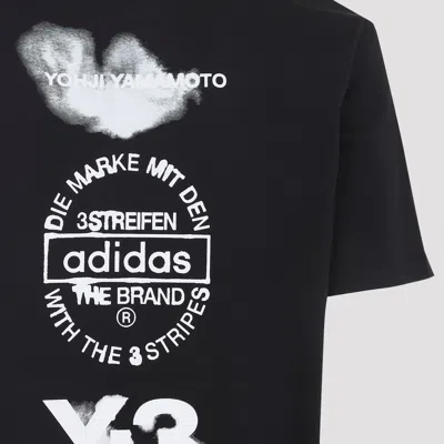 Y-3 M Wo Ss Tee In Black