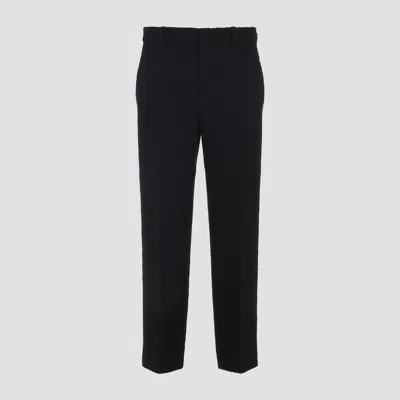 Gucci Boucle Pants In Wool Blend In Black