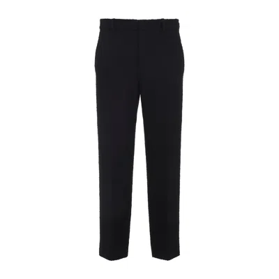 Gucci Boucle Pants In Wool Blend In Black