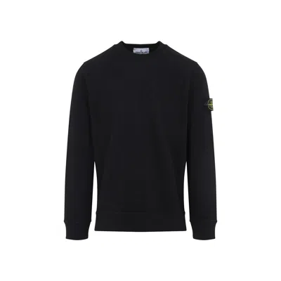Stone Island Turtleneck Sweater In Black