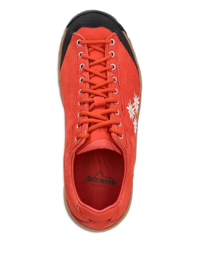 Diemme Movida Floral-embroidered Hiking Sneakers In Multi