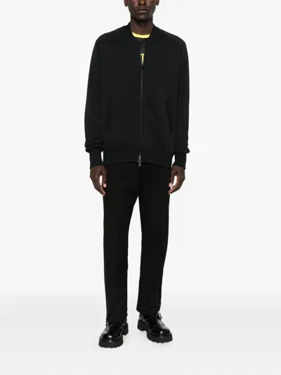 Y-3 Adidas Logo Cotton Sweatshirt In Black