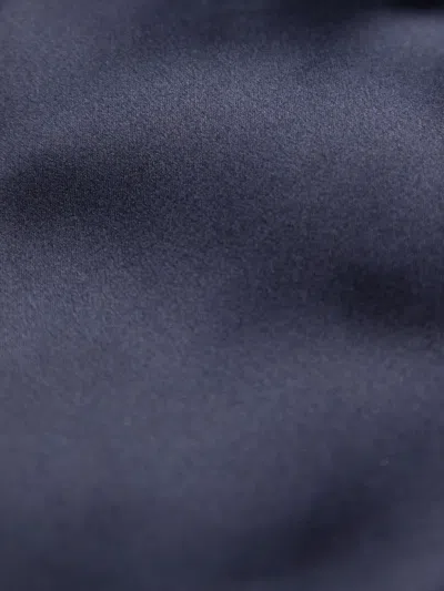 Brioni Plain Silk Tie In Blue