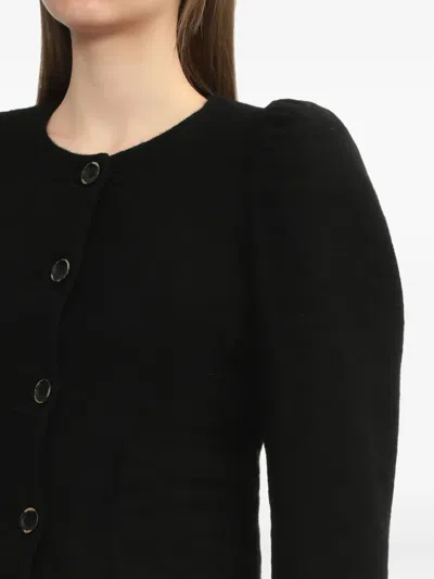 Uma Wang Distressed Frayed Hem Jacket With Front Pockets In Black