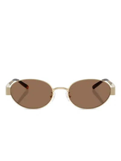 Tory Burch 54mm Oval Sunglasses In Brown