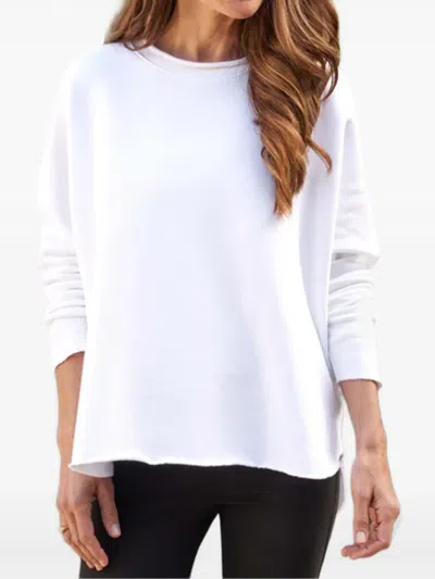 Frank & Eileen Long-sleeve Sweatshirt In White