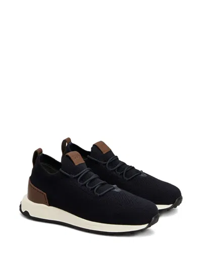 Tod's Calzino Running Black Sneakers In Black