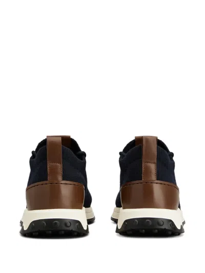 Tod's Calzino Running Black Sneakers In Black