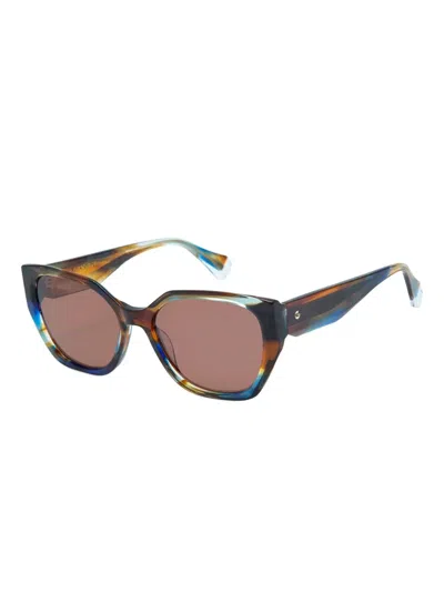 Gigi Studios Round-frame Sunglasses In Multi