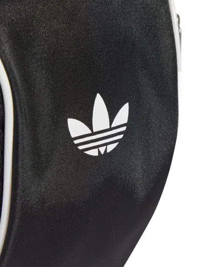 Adidas Originals Logo-print Messenger Bag In Black