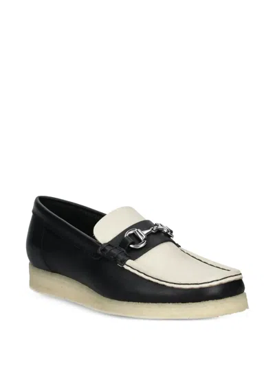 Clarks Originals Two-tone Leather Loafers In Black