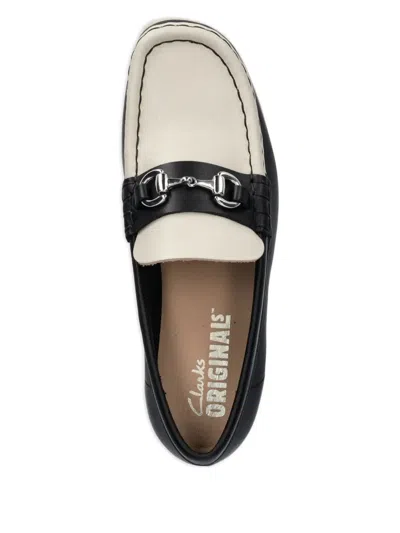 Clarks Originals Two-tone Leather Loafers In Black