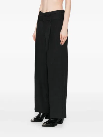 Jnby Wool Trousers In Black