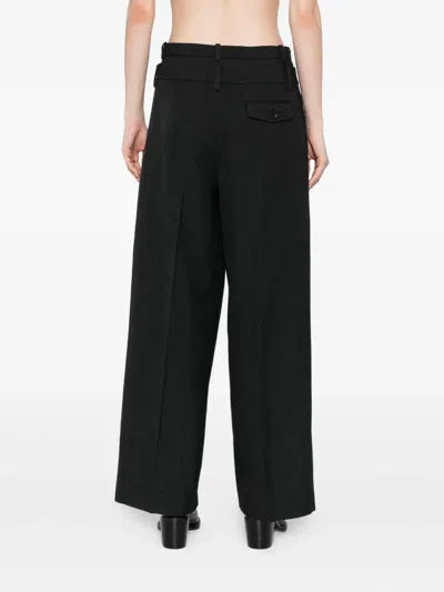 Jnby Wool Trousers In Black