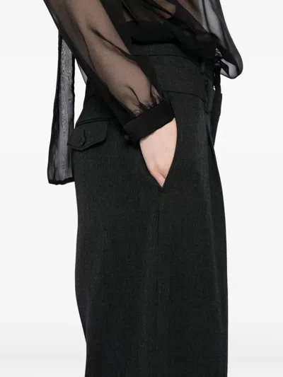 Jnby Wool Trousers In Black