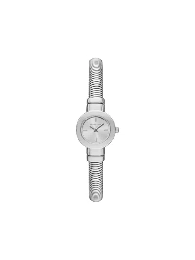 Michael Kors Women's Gramercy Silver Dial Watch In Silver