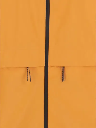 Autry Two-tone Zip-front Jacket In Orange