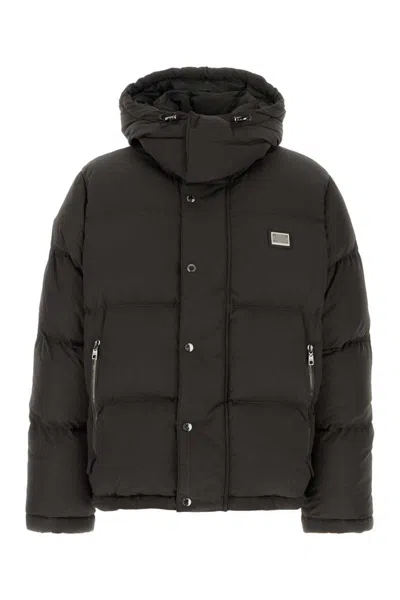 Dolce & Gabbana Padded Jacket In Black
