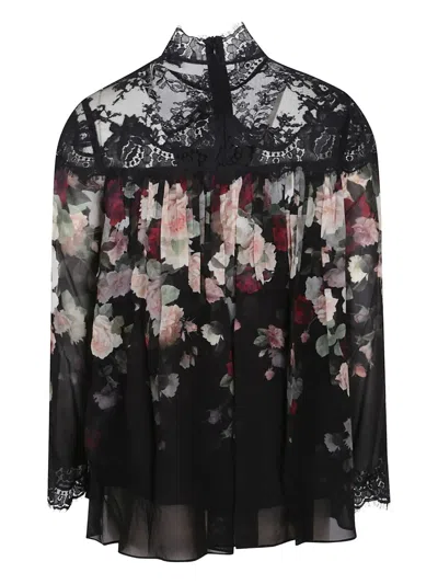 Zimmermann Blusa Hypnotic In Crepe Stampato  Donna In Black