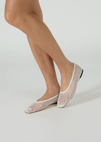 Tony Bianco Buzz White Mesh In White