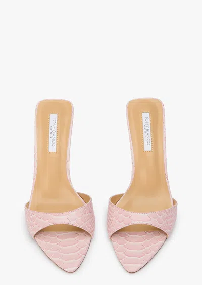 Tony Bianco Hallie Pink Python