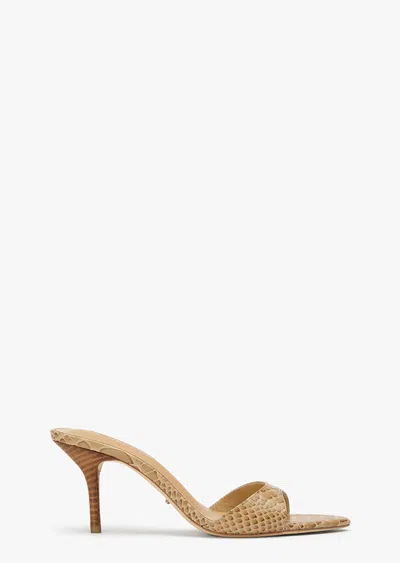 Tony Bianco Hallie Tan Python In Brown