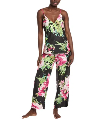 Natori 2pc Sonomi Top & Pant Set In Black