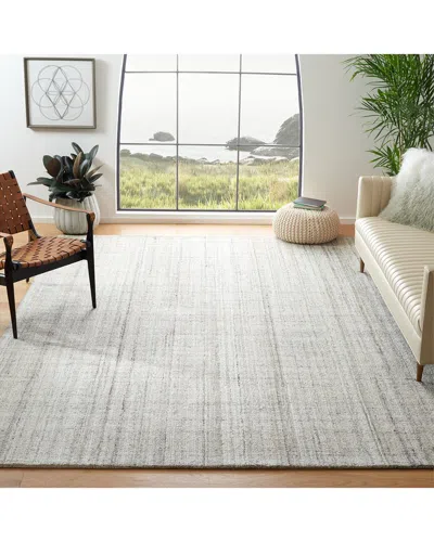 Safavieh Abstract Auraline Hand-tufted Wool-blend Rug In Gray