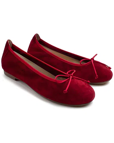 Menina Step Sofia Elastic Suede Ballet Flat In Multi