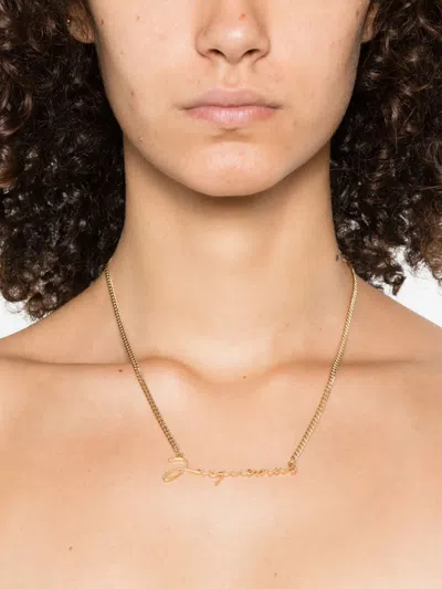 Jacquemus Necklace With Lettering Logo