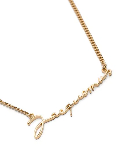 Jacquemus Necklace With Lettering Logo