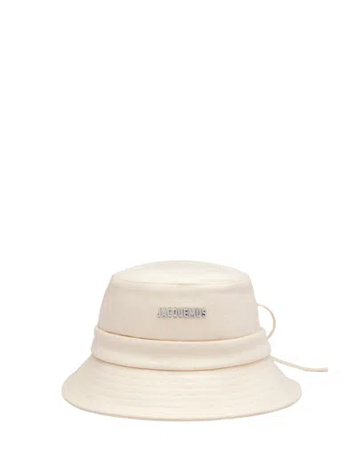Jacquemus Le Chapeau Bob Gadjo Bucket Hat In Neutral
