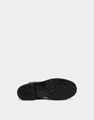 Ferrari Chelsea Boot In Matte Leather In Brown