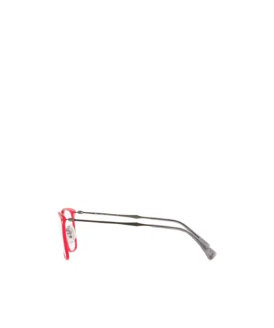 Ray Ban Geometric Frame Plain Mirror In Pink