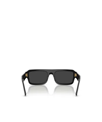 Ray Ban Ray-ban 56mm Polarized Rectangular Sunglasses In Black