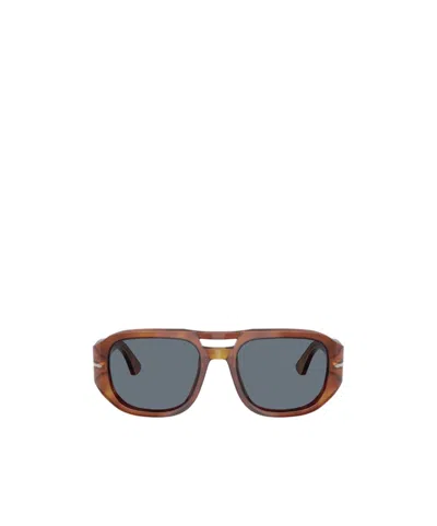 Persol Pilot Frame Sunglasses In Brown