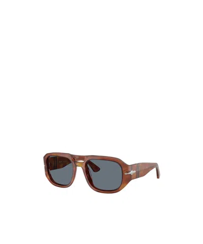 Persol Pilot Frame Sunglasses In Brown