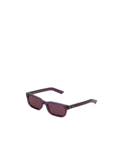 Retrosuperfuture Geometric Sunglasses In Purple