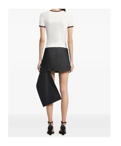 Courrèges Logo Cotton T-shirt In White