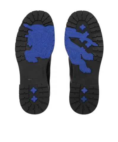 Burberry Brown Leather Amphibian Rogue In Animal Print