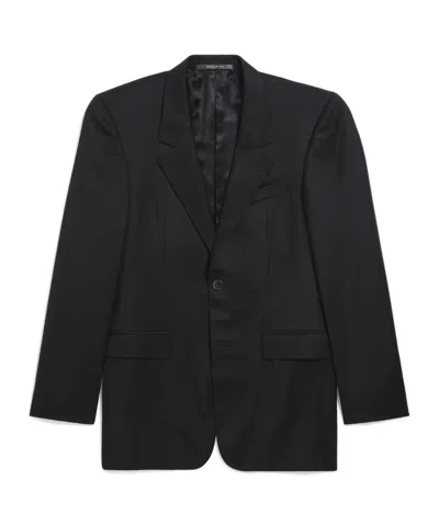 Balenciaga Standard Tailored Jacket Clothing In Black