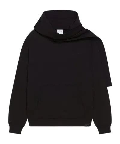 Courrèges Scarf Embroidered Hoodie Clothing In Animal Print