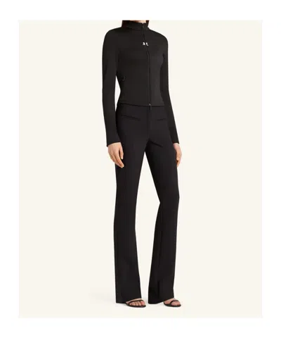 Courrèges Courreges Interlock Jersey Track Jacket For Athletic In Black