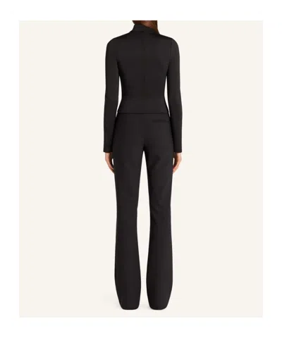 Courrèges Courreges Interlock Jersey Track Jacket For Athletic In Black